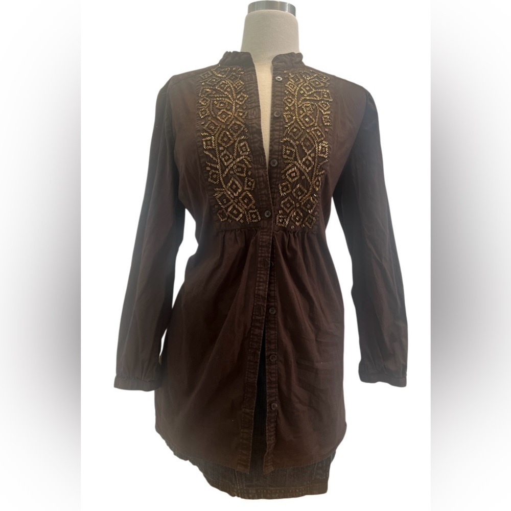 Chico's Dark Brown Blouse